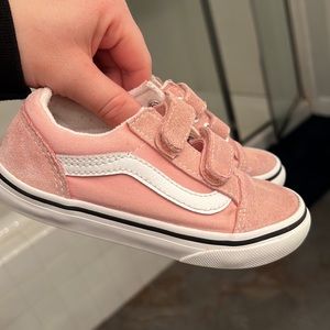 Old skool vans powder pink toddler